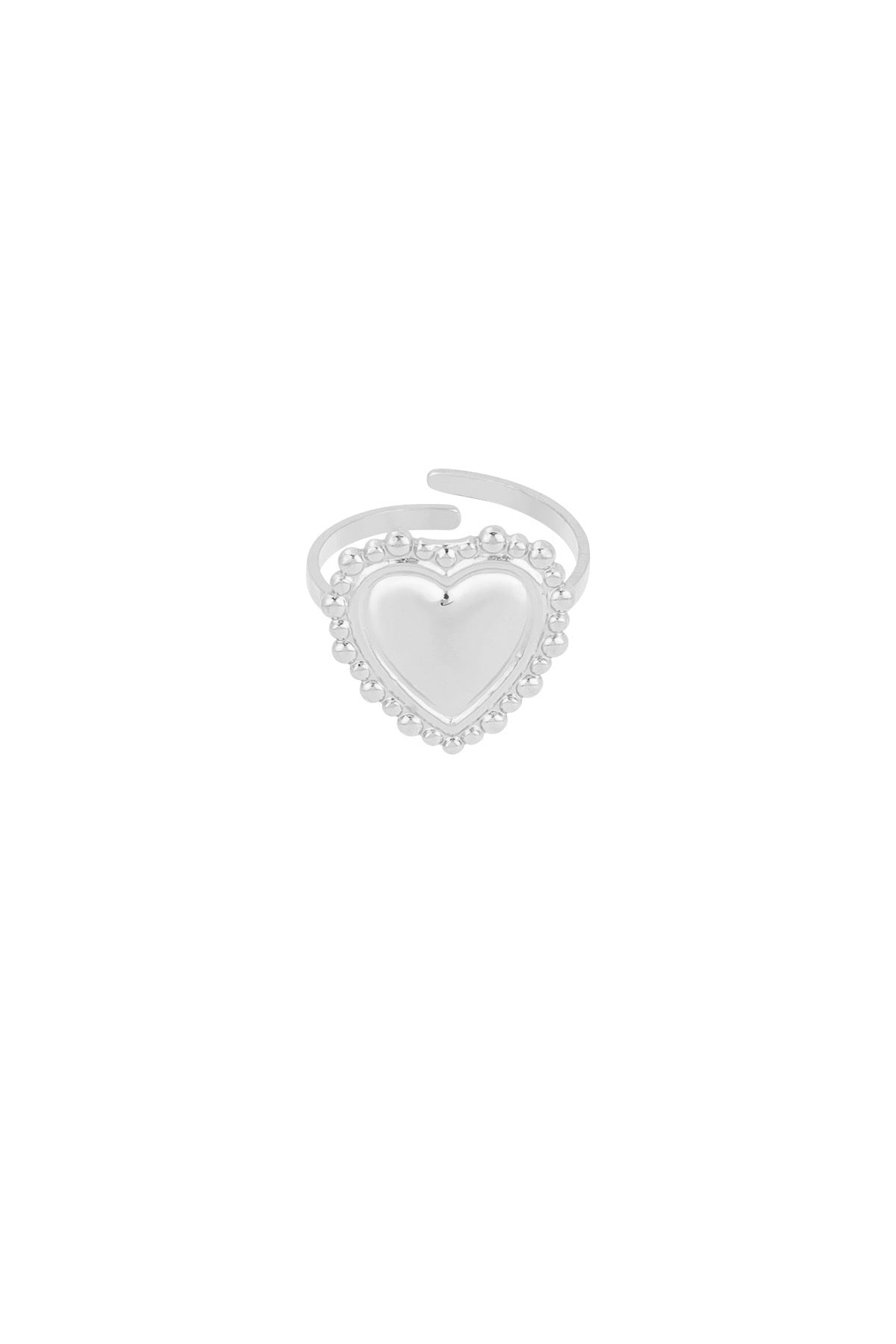 Bubble heart ring