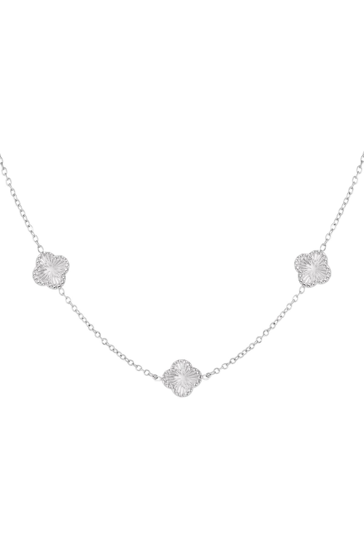 Ketting klaver met patroon