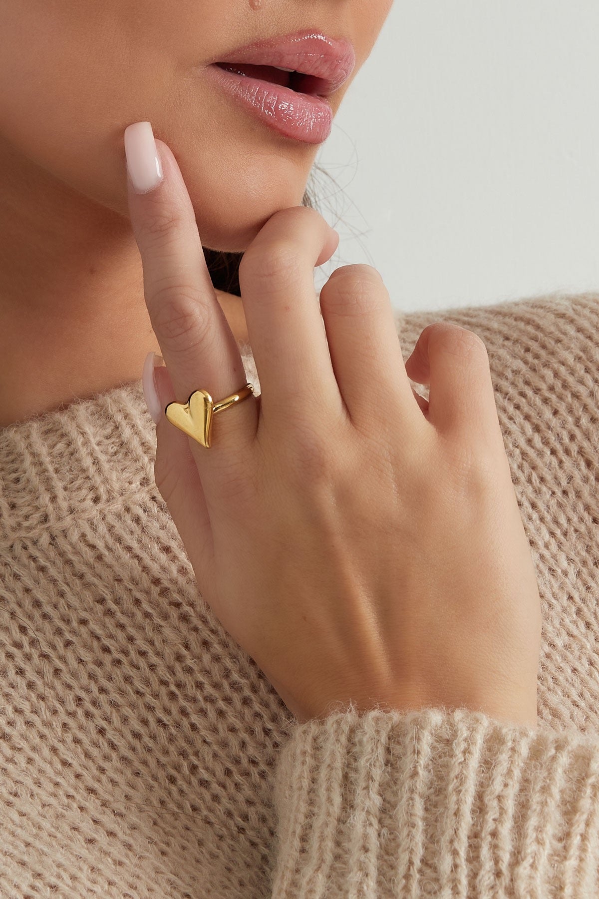 Classy hartjes ring